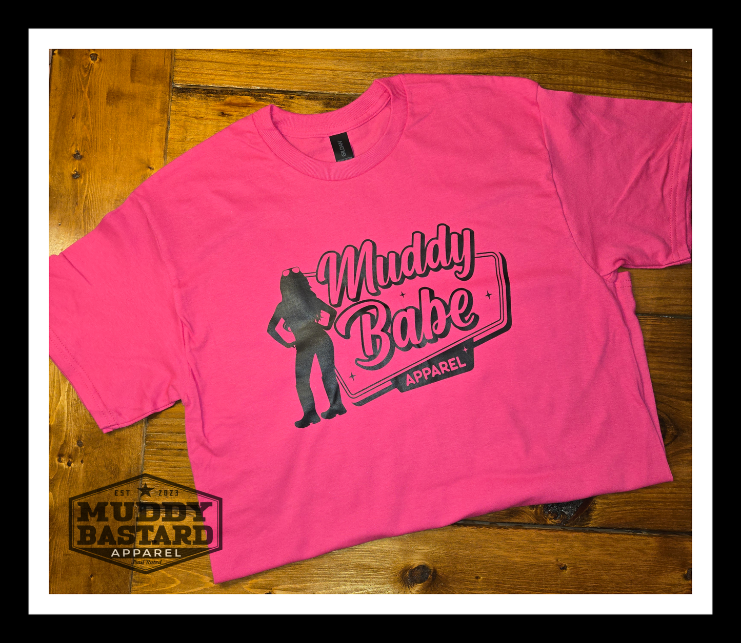 Muddy Babe Black Logo T-shirt