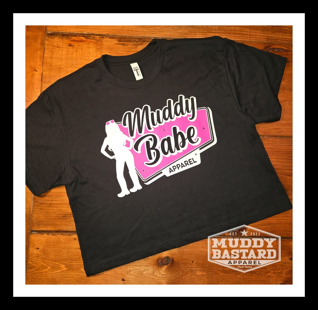 Muddy Babe Logo Crop Top
