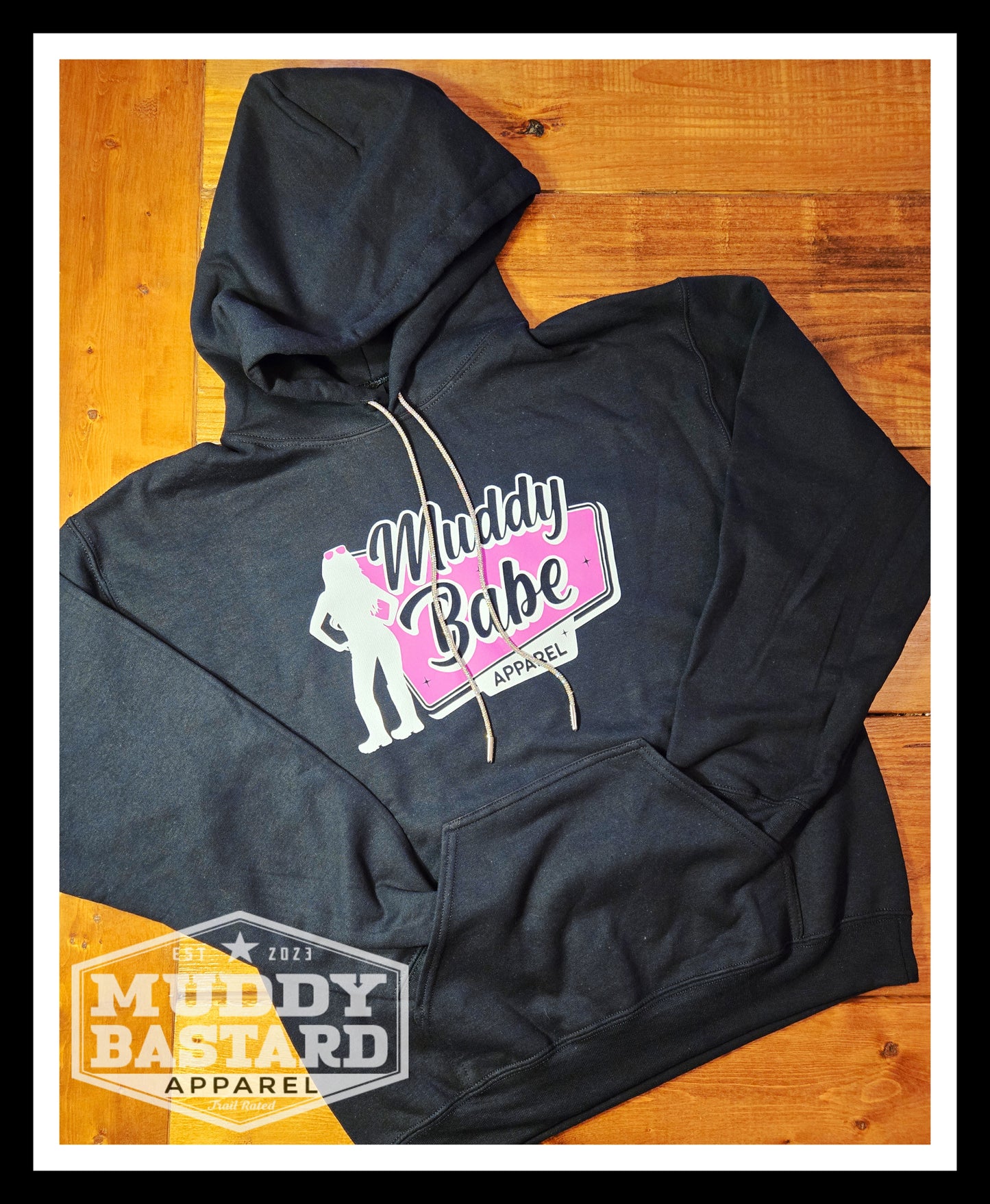 Muddy Babe Hoodie with Bling Strings