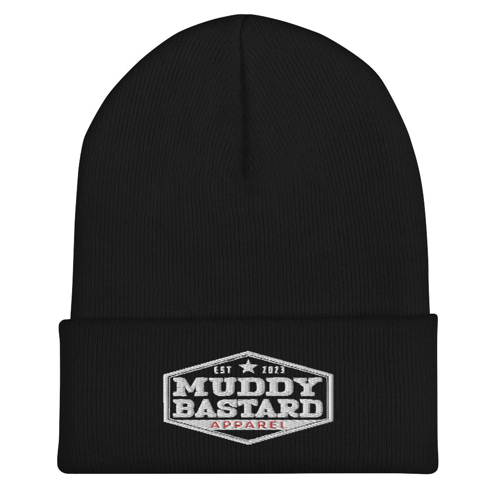 Muddy Bastard Logo Cuffed Beanie
