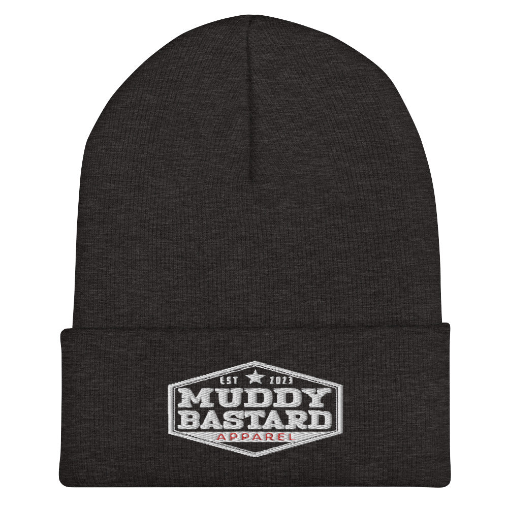 Muddy Bastard Logo Cuffed Beanie