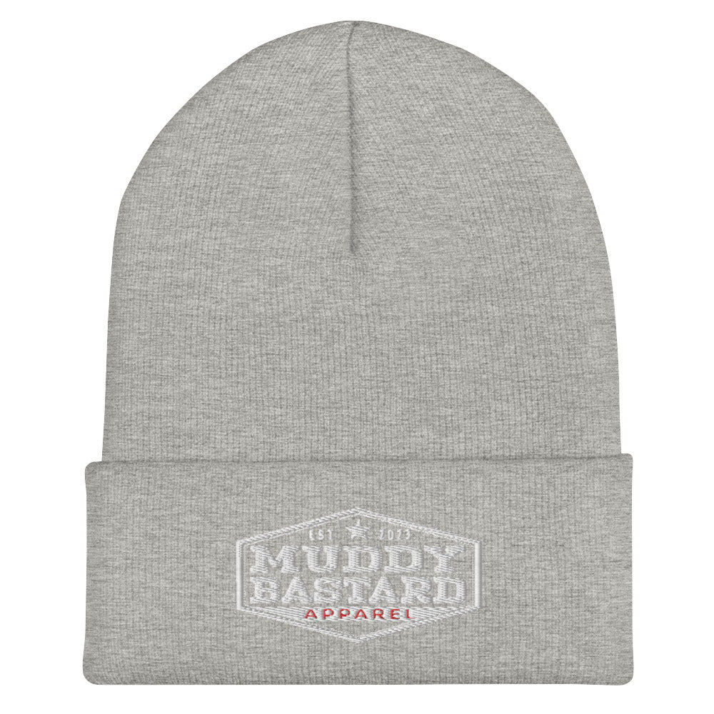 Muddy Bastard Logo Cuffed Beanie