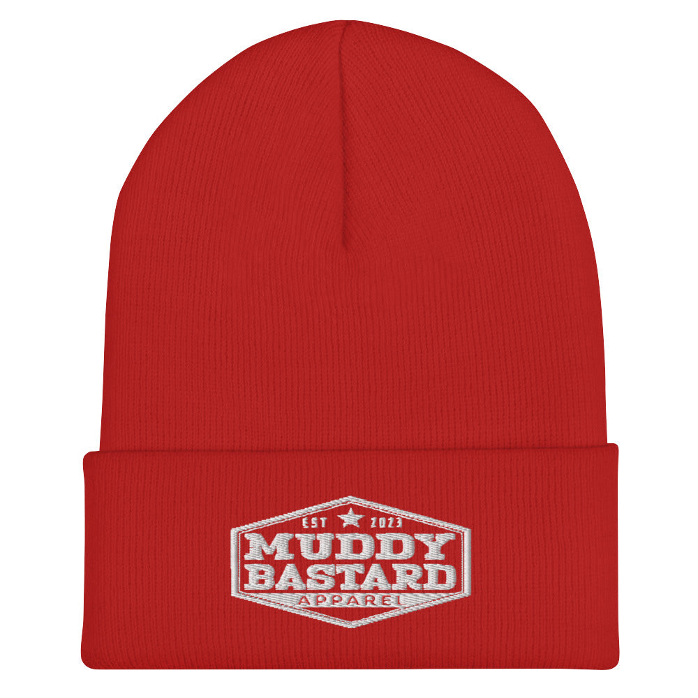 Muddy Bastard Logo Cuffed Beanie