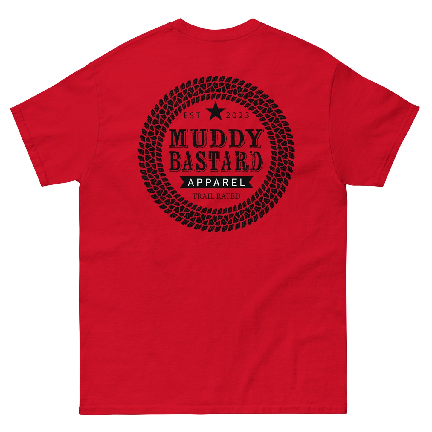 Muddy Bastard Round Logo t-shirt (Front/Back)