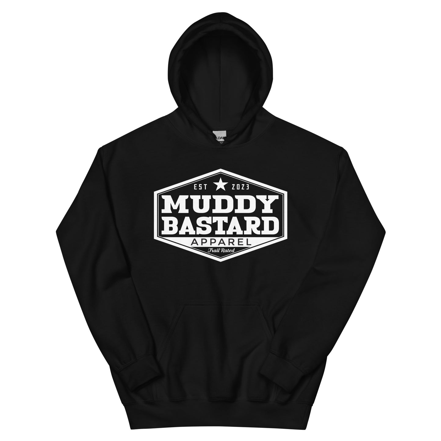 Muddy Bastard White Diamond Logo Unisex Hoodie