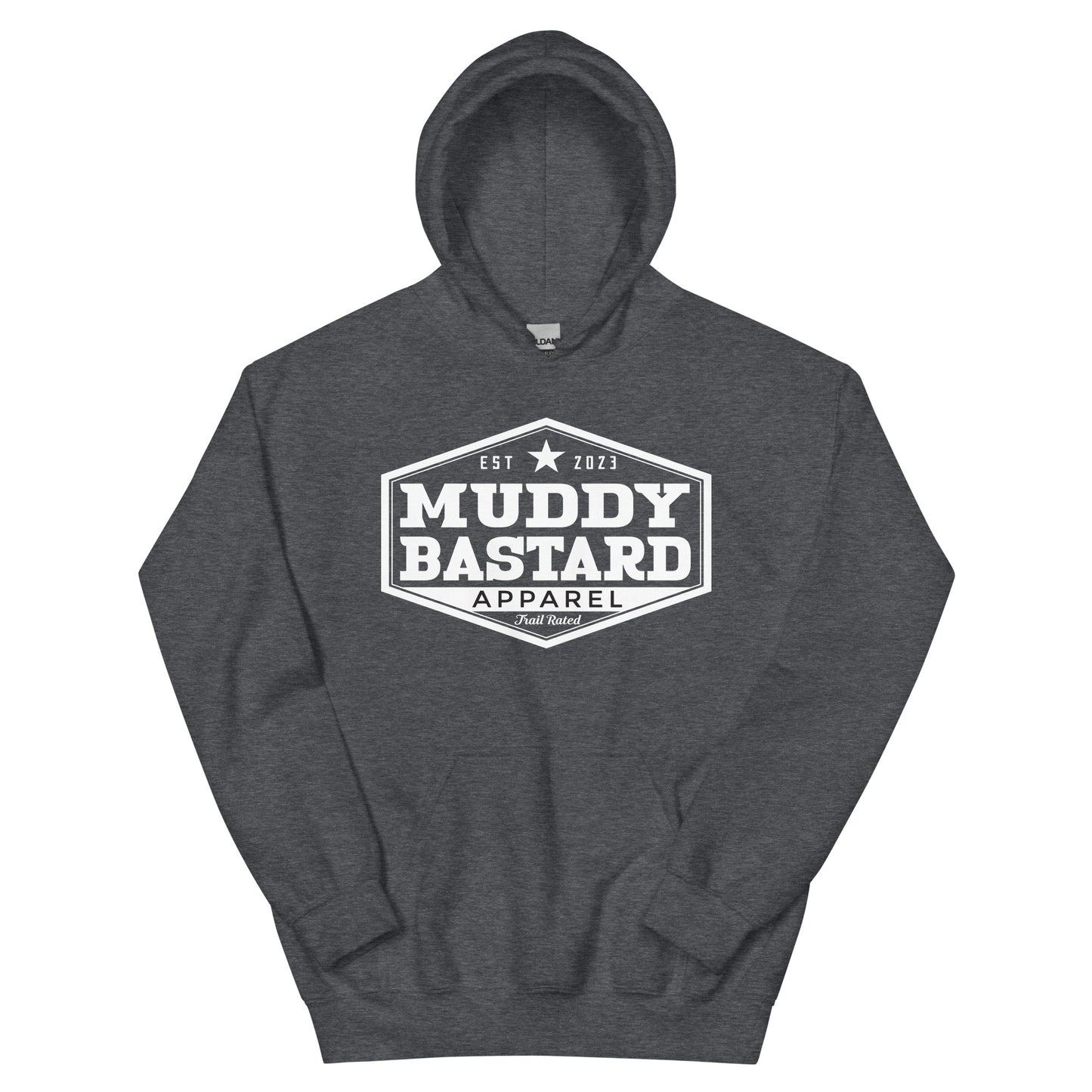 Muddy Bastard White Diamond Logo Unisex Hoodie