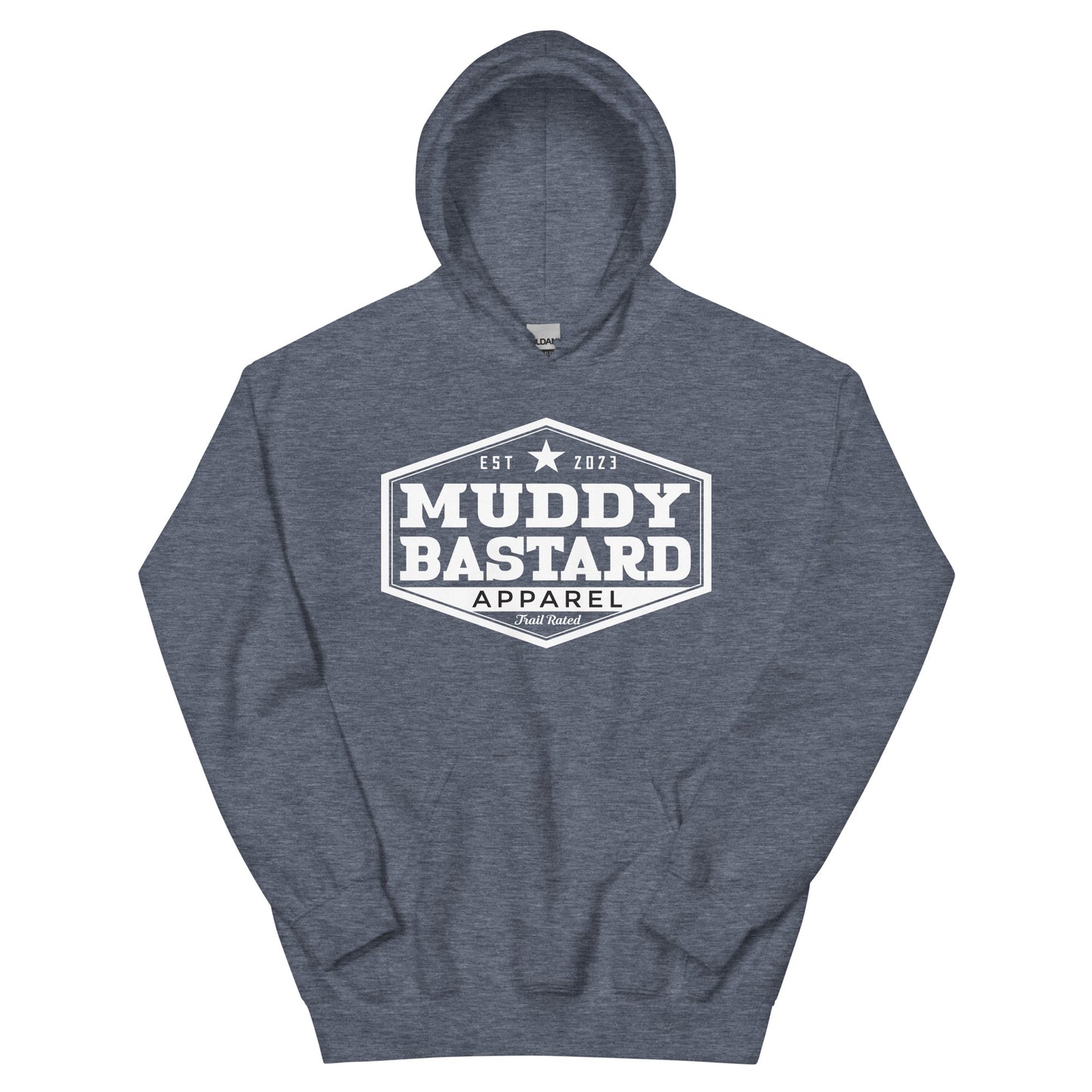 Muddy Bastard White Diamond Logo Unisex Hoodie