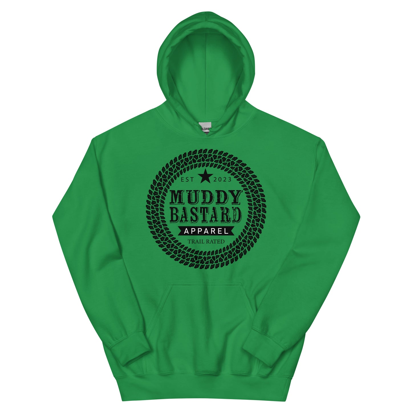 Muddy Bastard Round Logo Unisex Hoodie