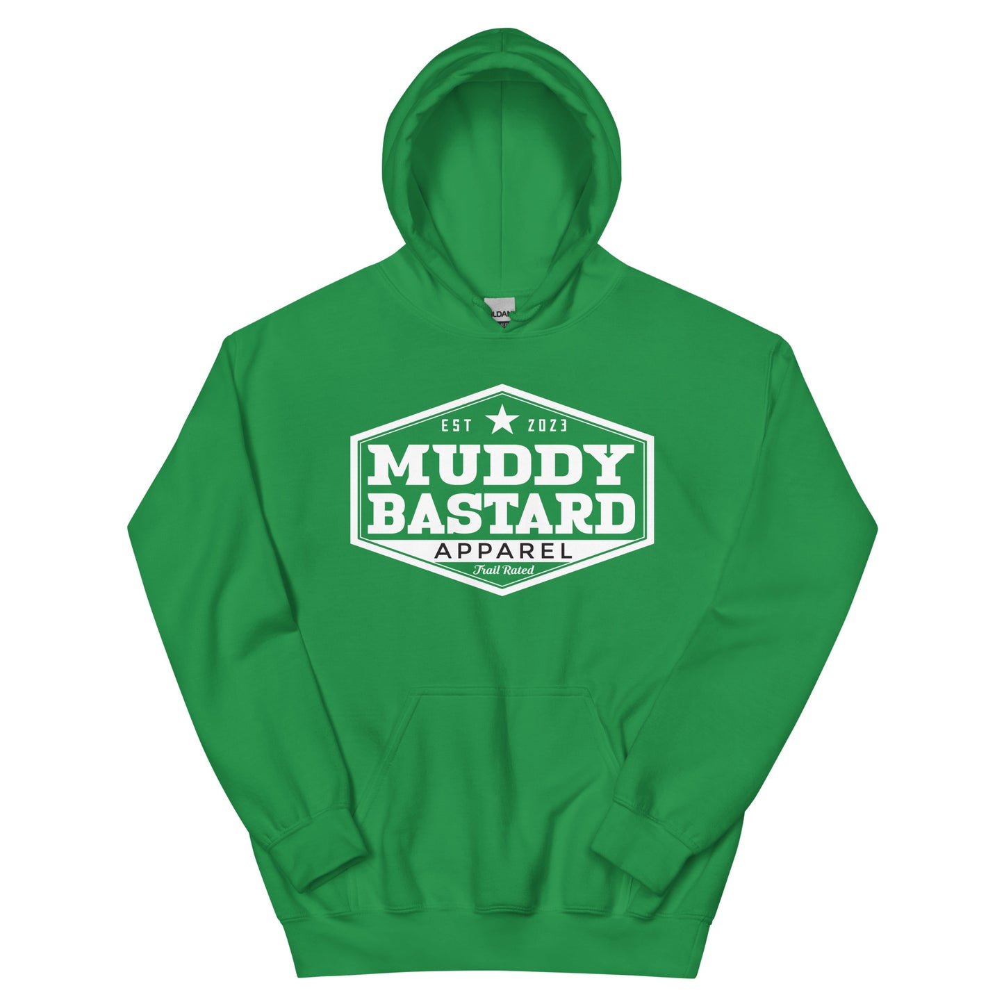 Muddy Bastard White Diamond Logo Unisex Hoodie