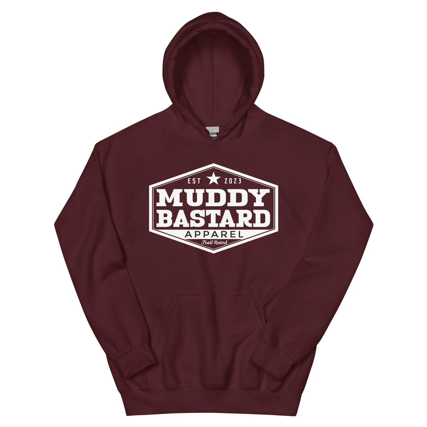 Muddy Bastard White Diamond Logo Unisex Hoodie
