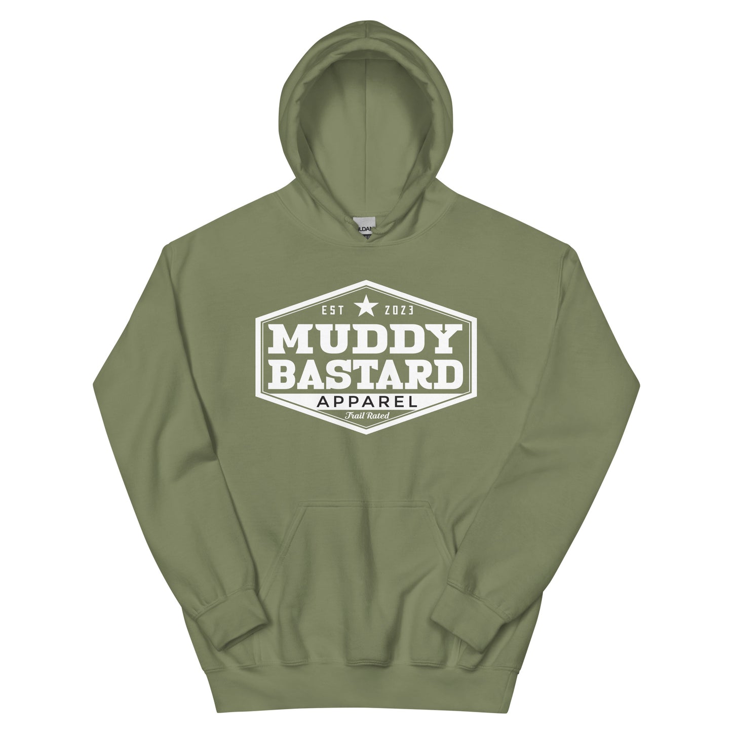 Muddy Bastard White Diamond Logo Unisex Hoodie