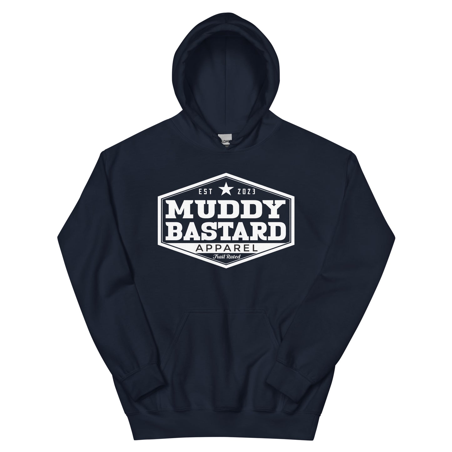 Muddy Bastard White Diamond Logo Unisex Hoodie