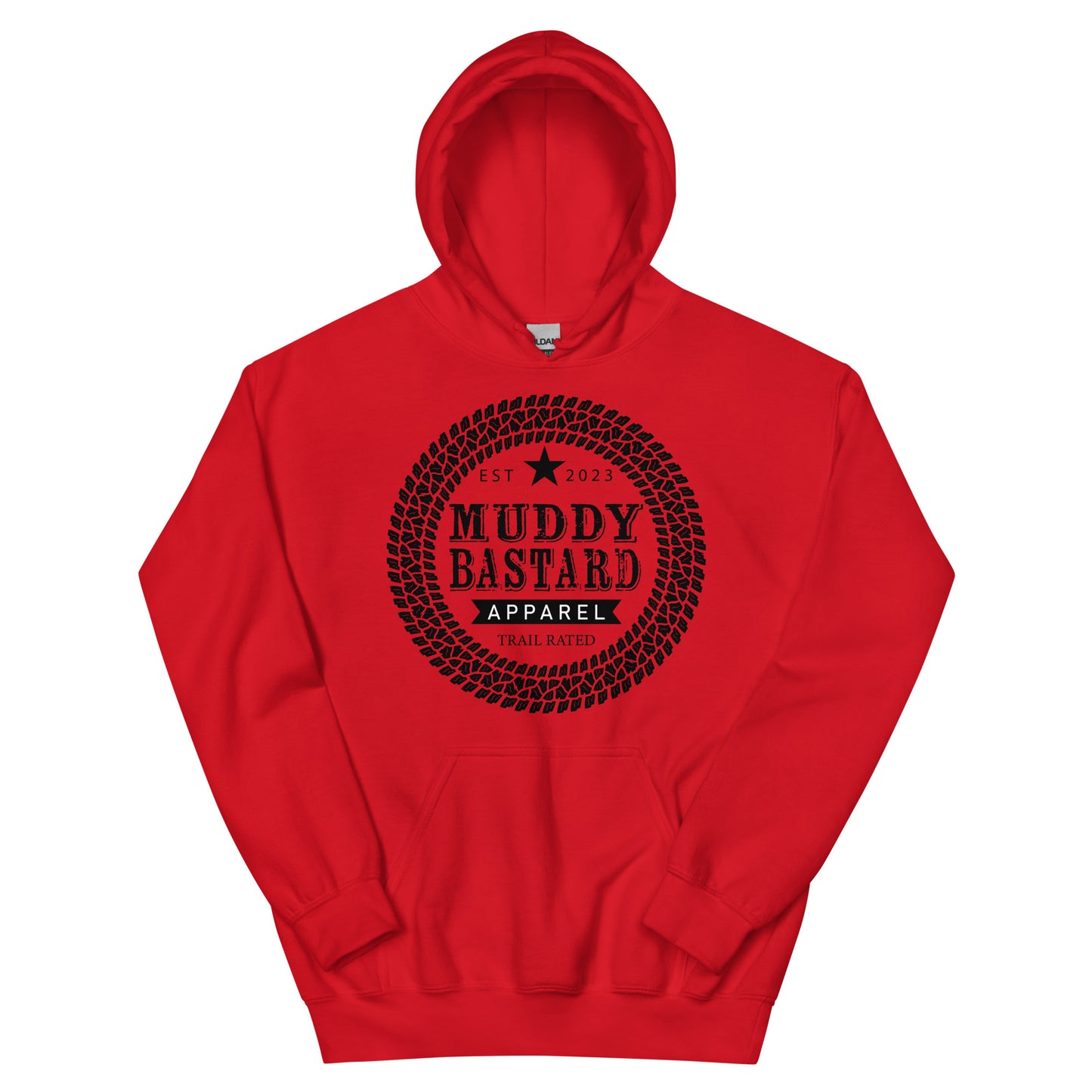 Muddy Bastard Round Logo Unisex Hoodie