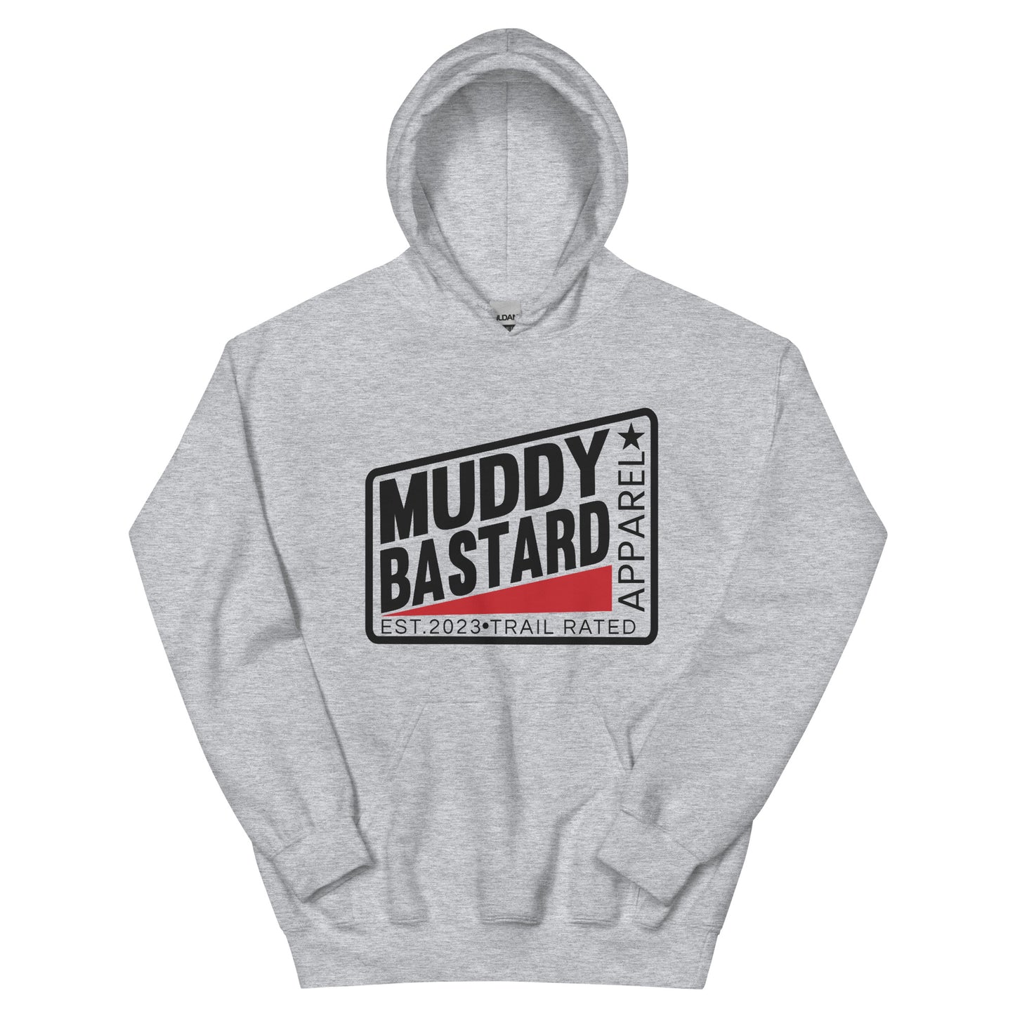 Muddy Bastard Rectangle Unisex Hoodie