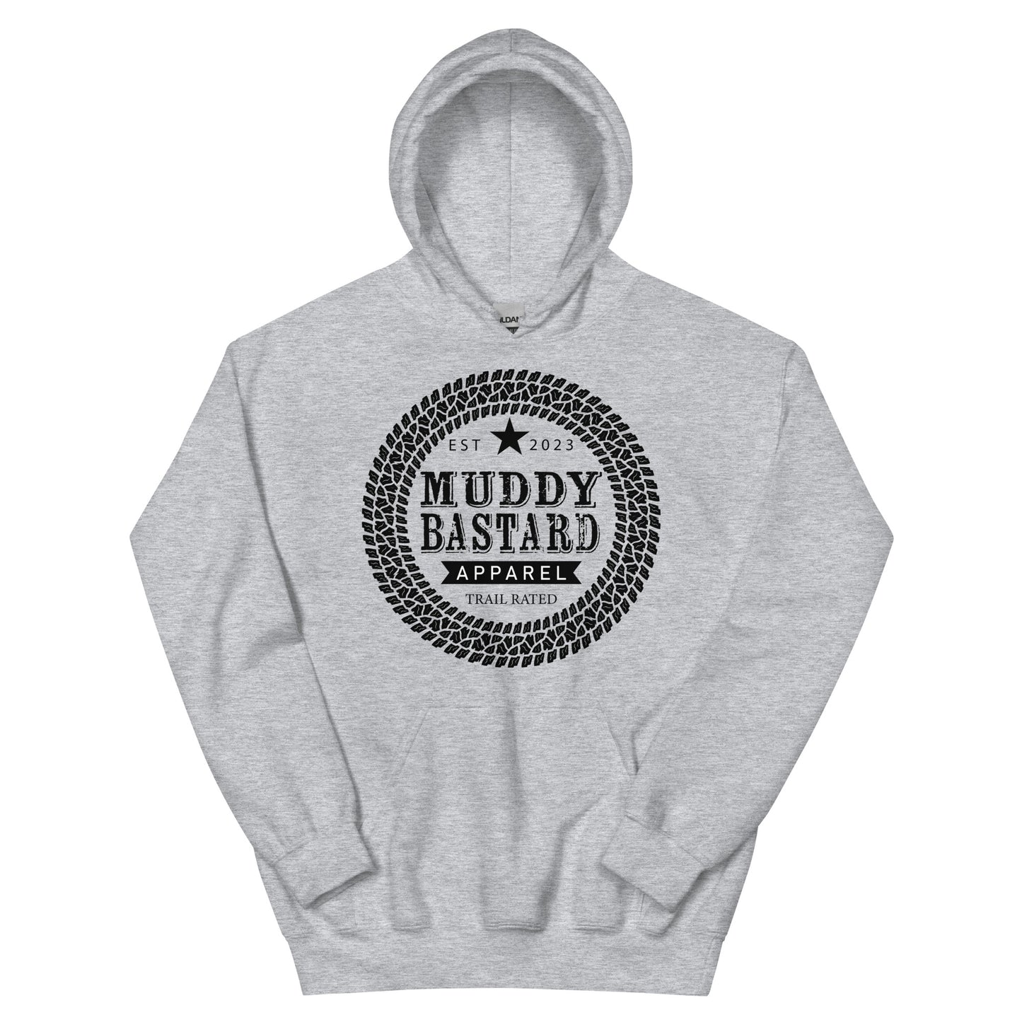 Muddy Bastard Round Logo Unisex Hoodie