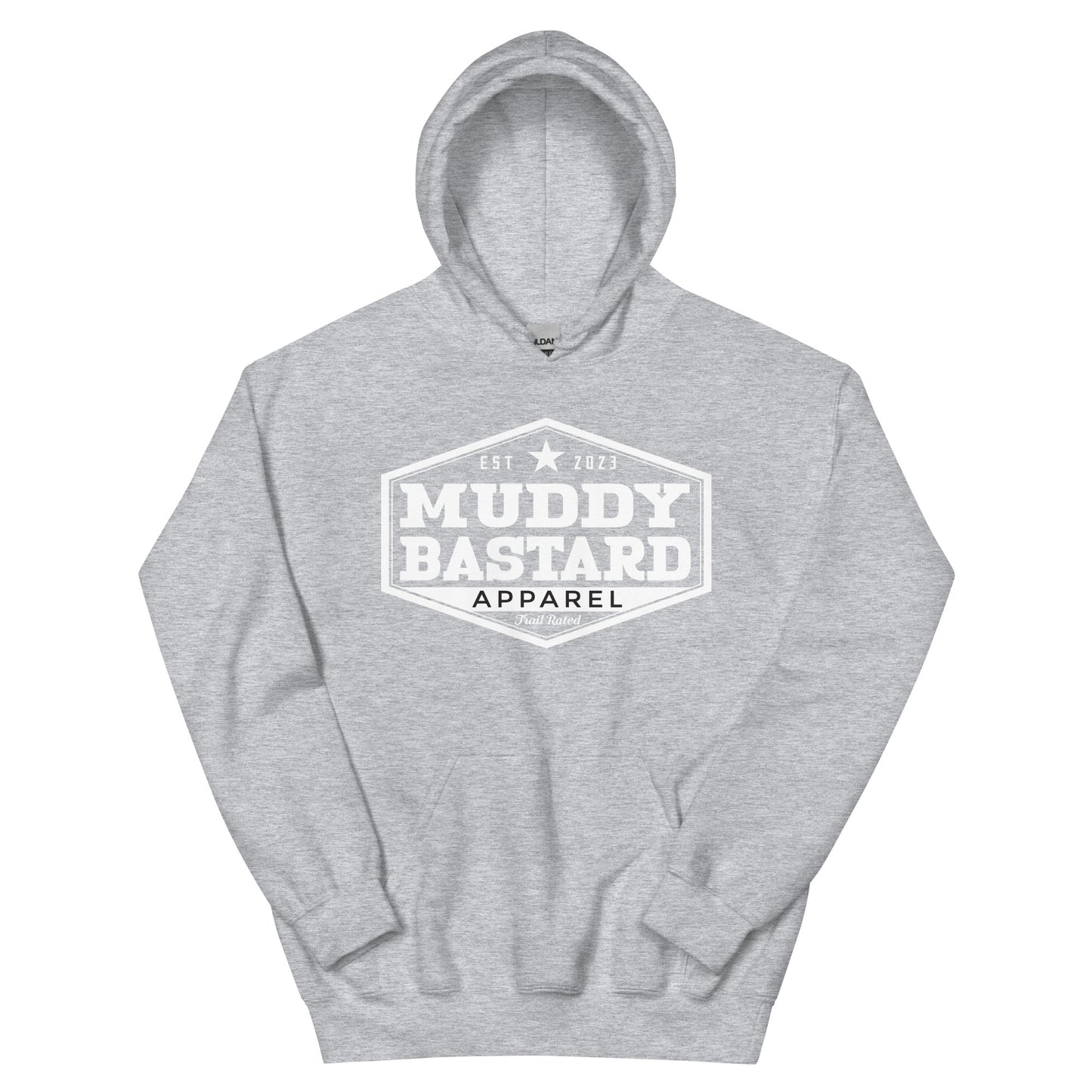 Muddy Bastard White Diamond Logo Unisex Hoodie