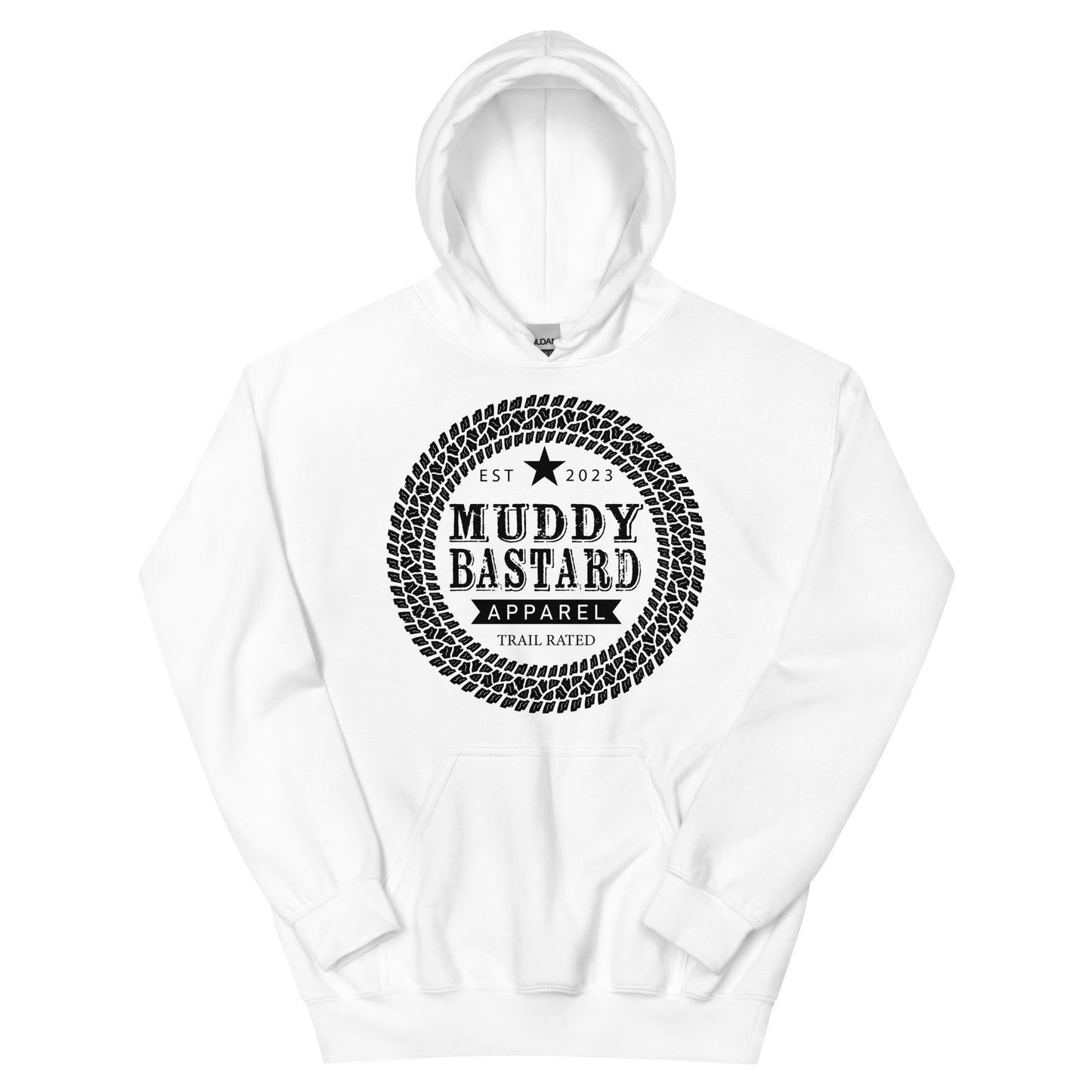 Muddy Bastard Round Logo Unisex Hoodie