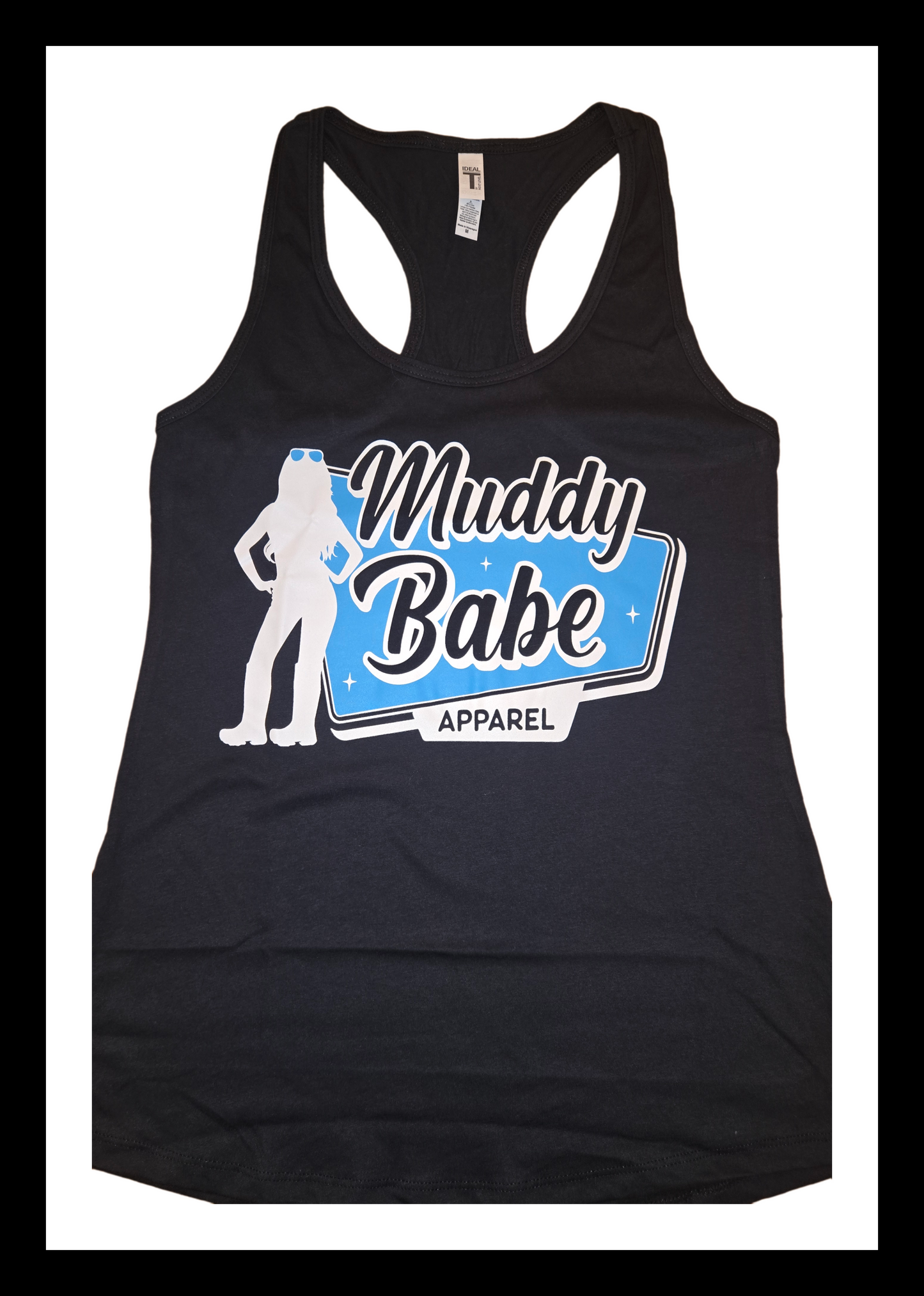 Muddy Babe Tank Top - (Blue)Logo