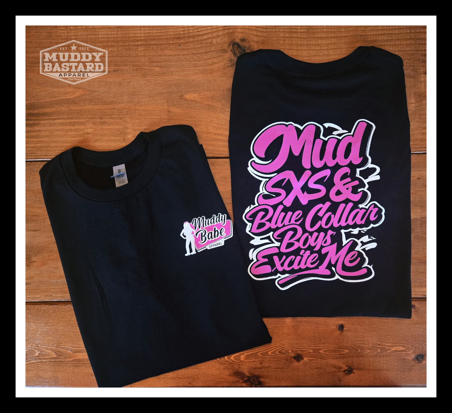 Muddy Babe "Blue Collar Boys" T-shirt