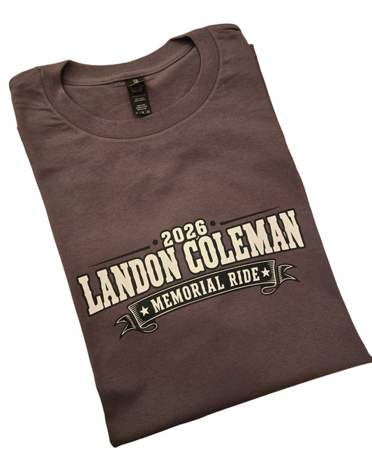 Landon Coleman Memorial Ride Benefit T-Shirt