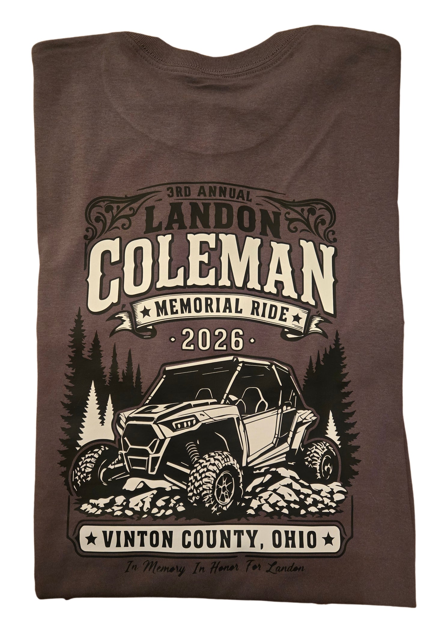 Landon Coleman Memorial Ride Benefit T-Shirt