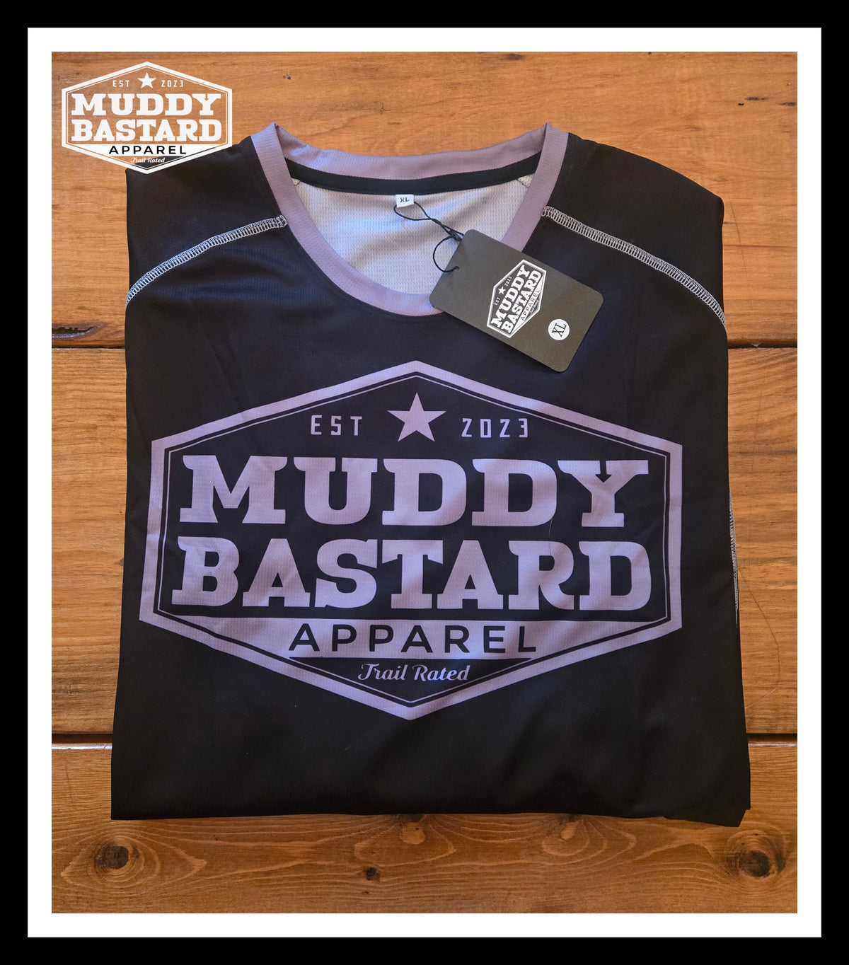 Muddy Bastard Motorcross Jersey (Grey & Black)