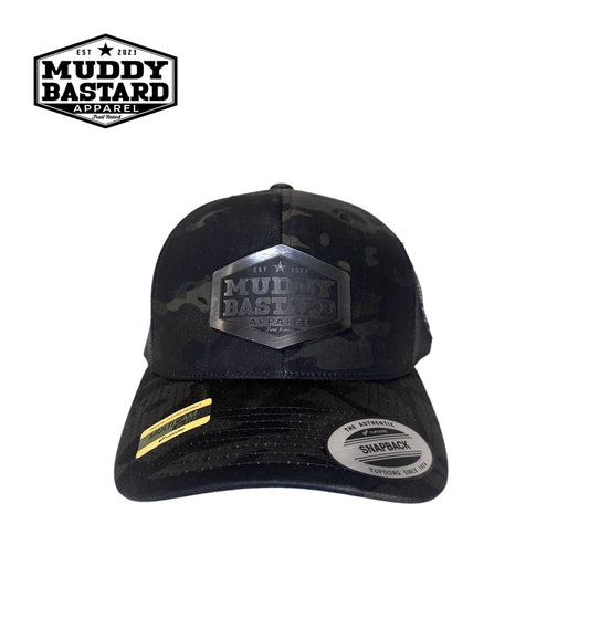Muddy Bastard Metal Logo Hats