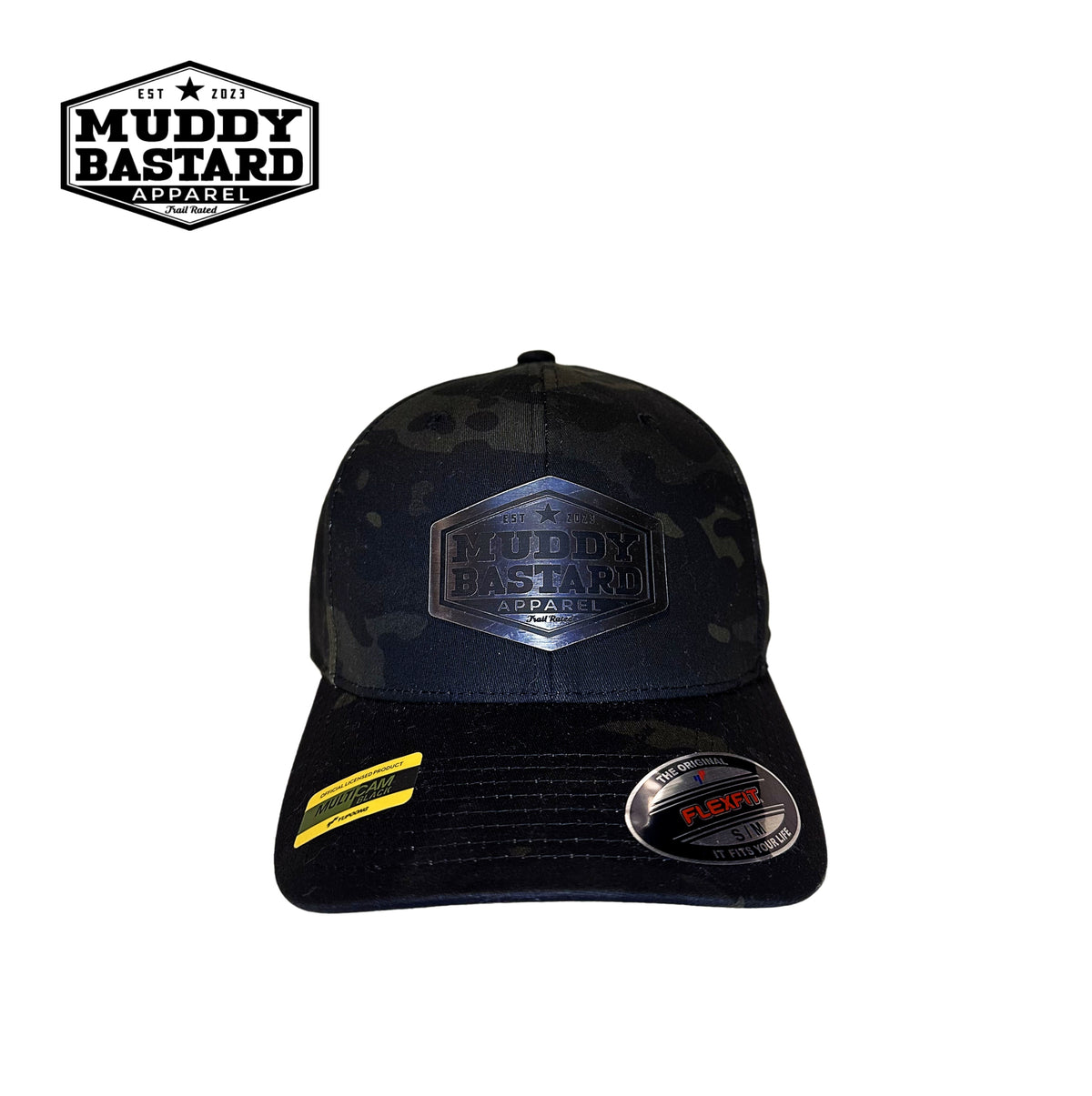 Muddy Bastard Metal Logo Hats