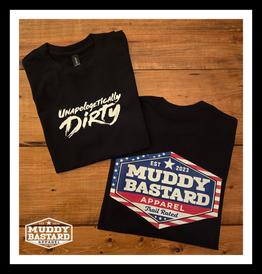 Muddy Bastard Patriotic Logo T-Shirt