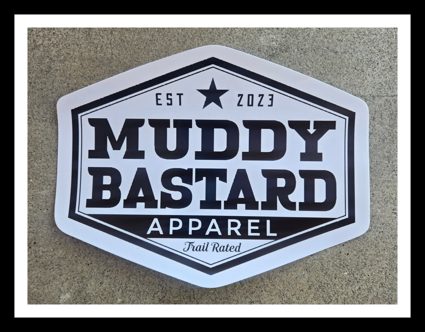 Muddy Bastard Logo Sticker