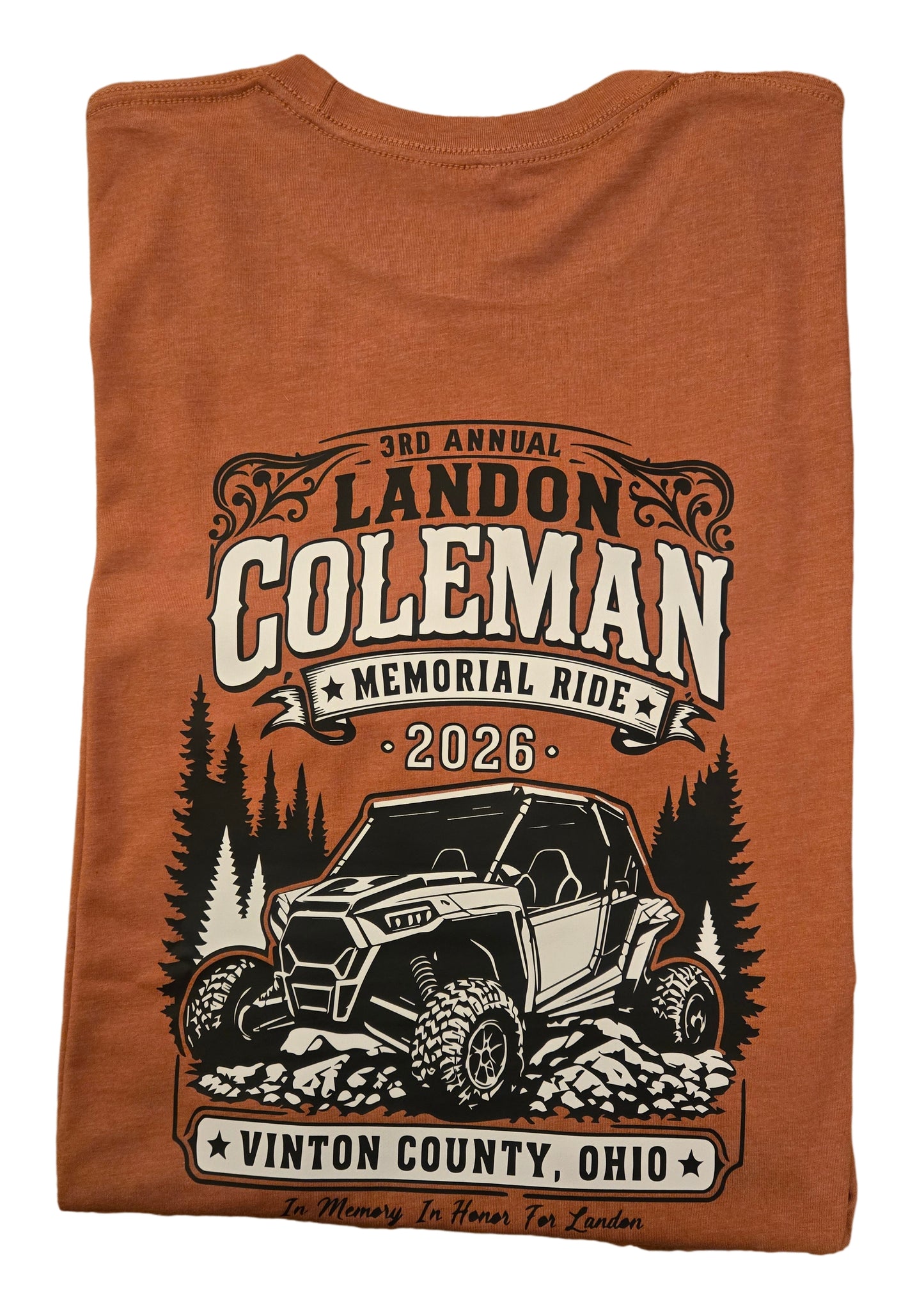 Landon Coleman Memorial Ride Benefit T-Shirt
