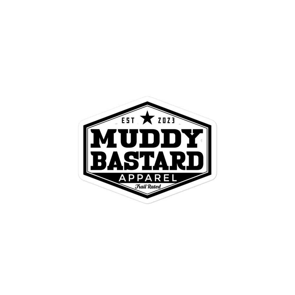 Muddy Bastard Diamond Logo Sticker