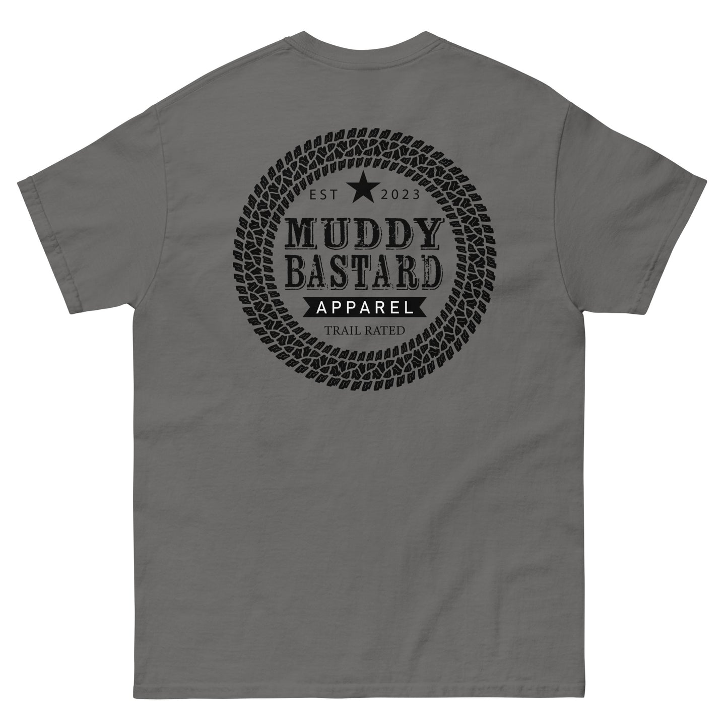 Muddy Bastard Round Logo t-shirt (Front/Back)