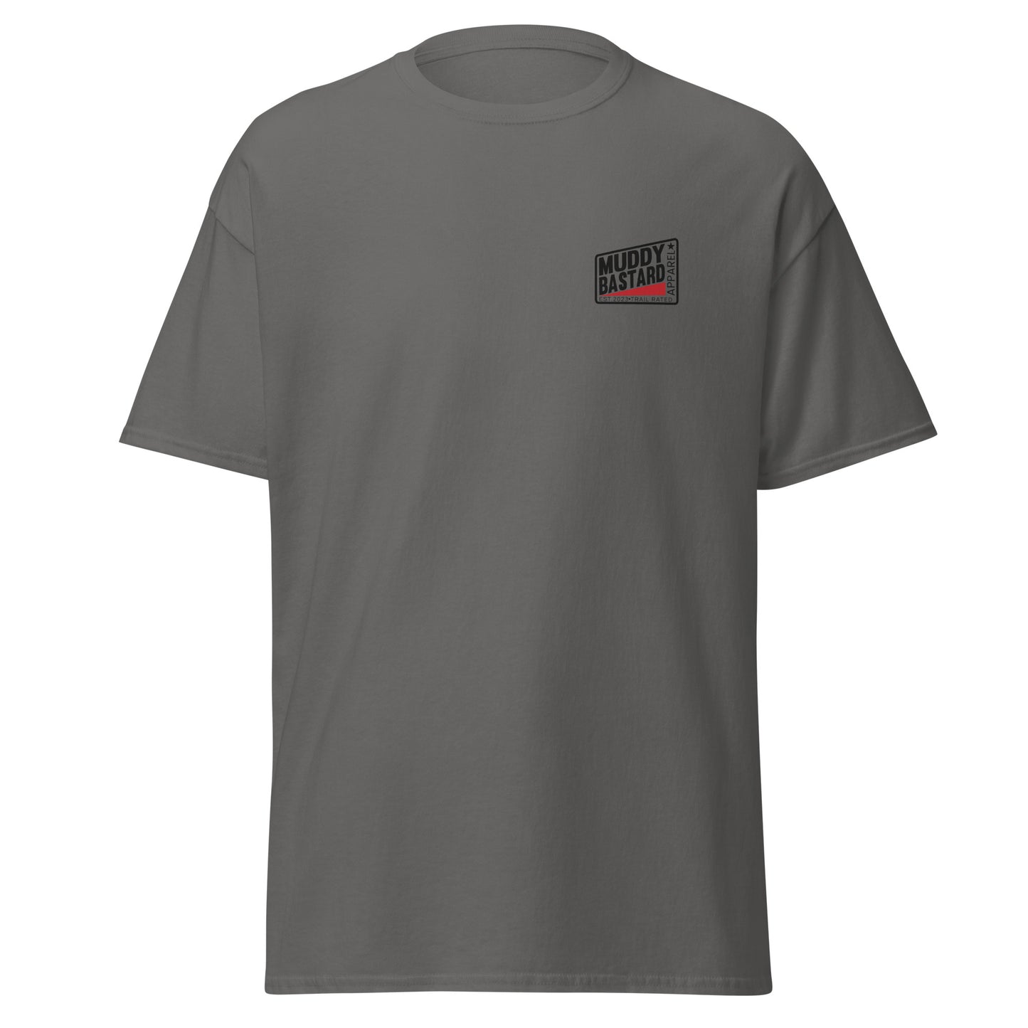 Muddy Bastard Rectangle Logo T-shirt (Front/Back)