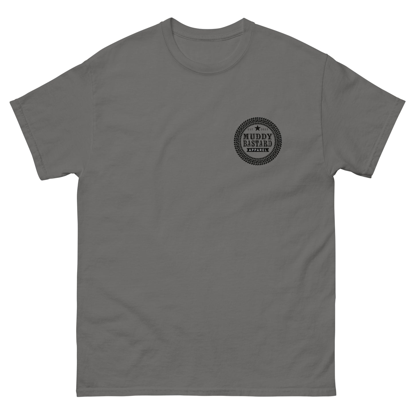 Muddy Bastard Round Logo t-shirt (Front/Back)