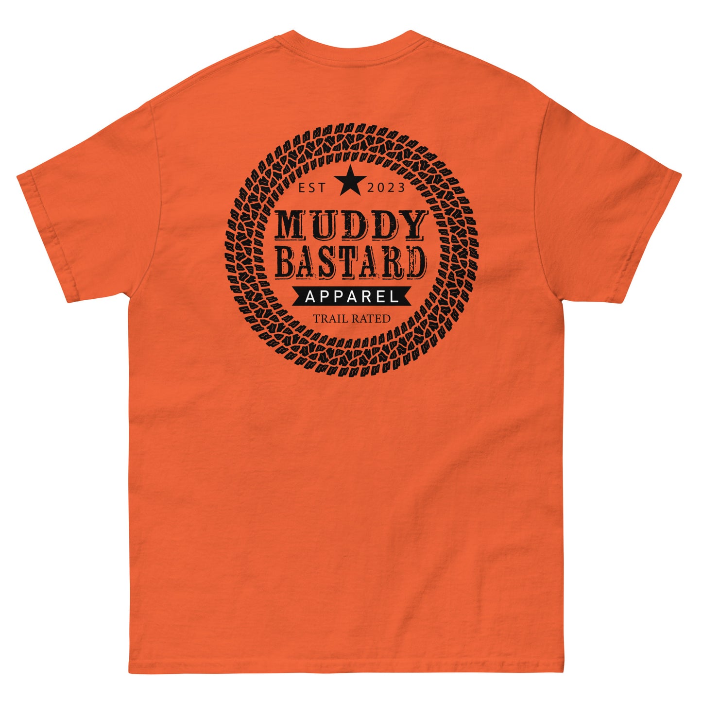 Muddy Bastard Round Logo t-shirt (Front/Back)