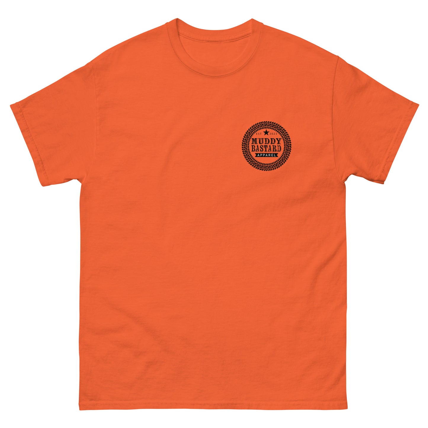 Muddy Bastard Round Logo t-shirt (Front/Back)