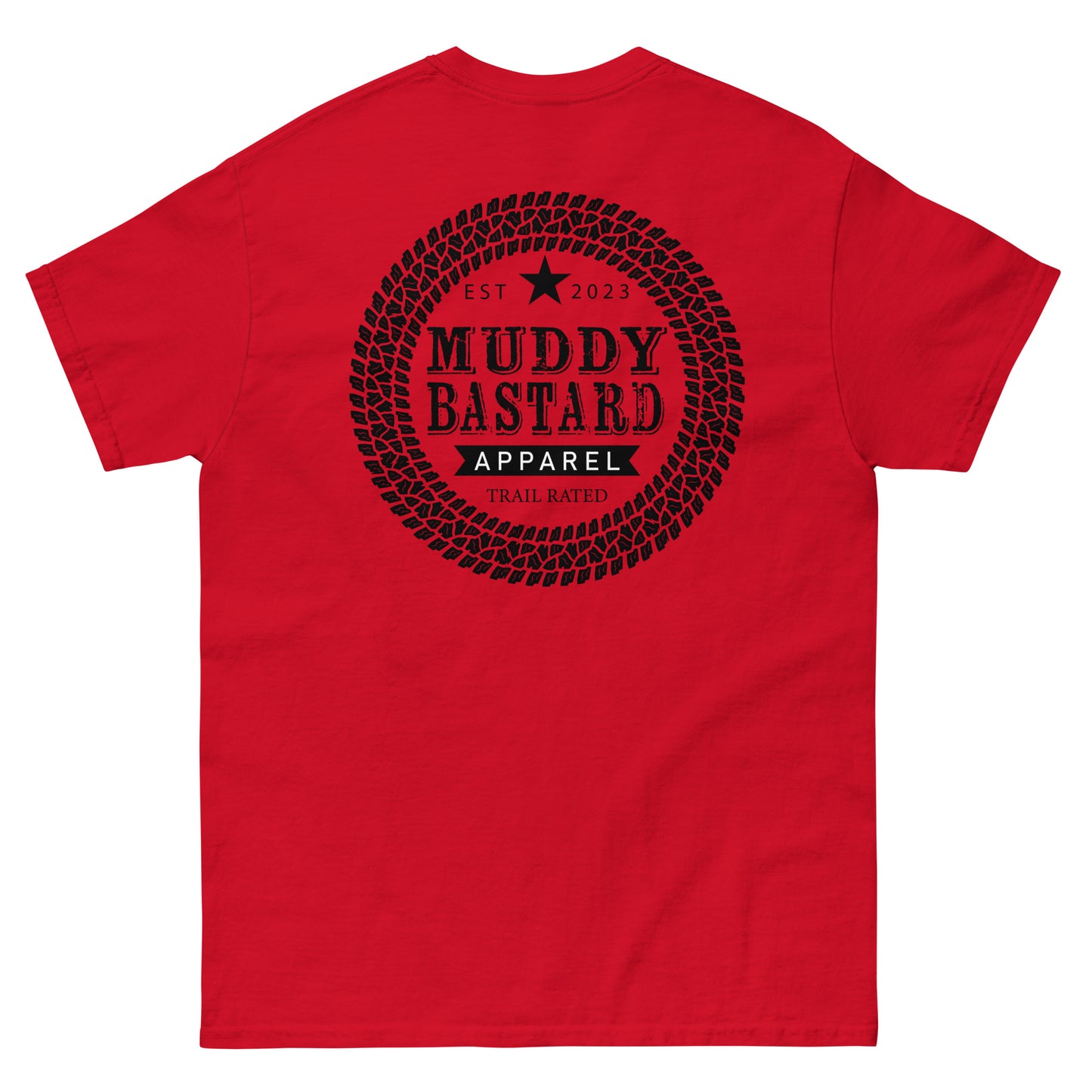 Muddy Bastard Round Logo t-shirt (Front/Back)