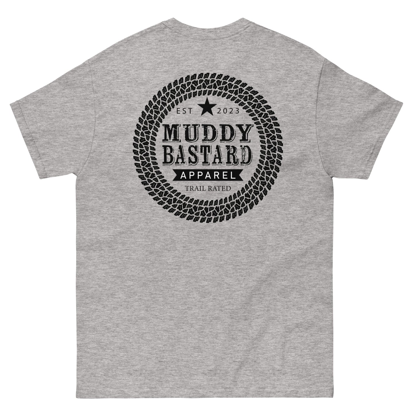 Muddy Bastard Round Logo t-shirt (Front/Back)