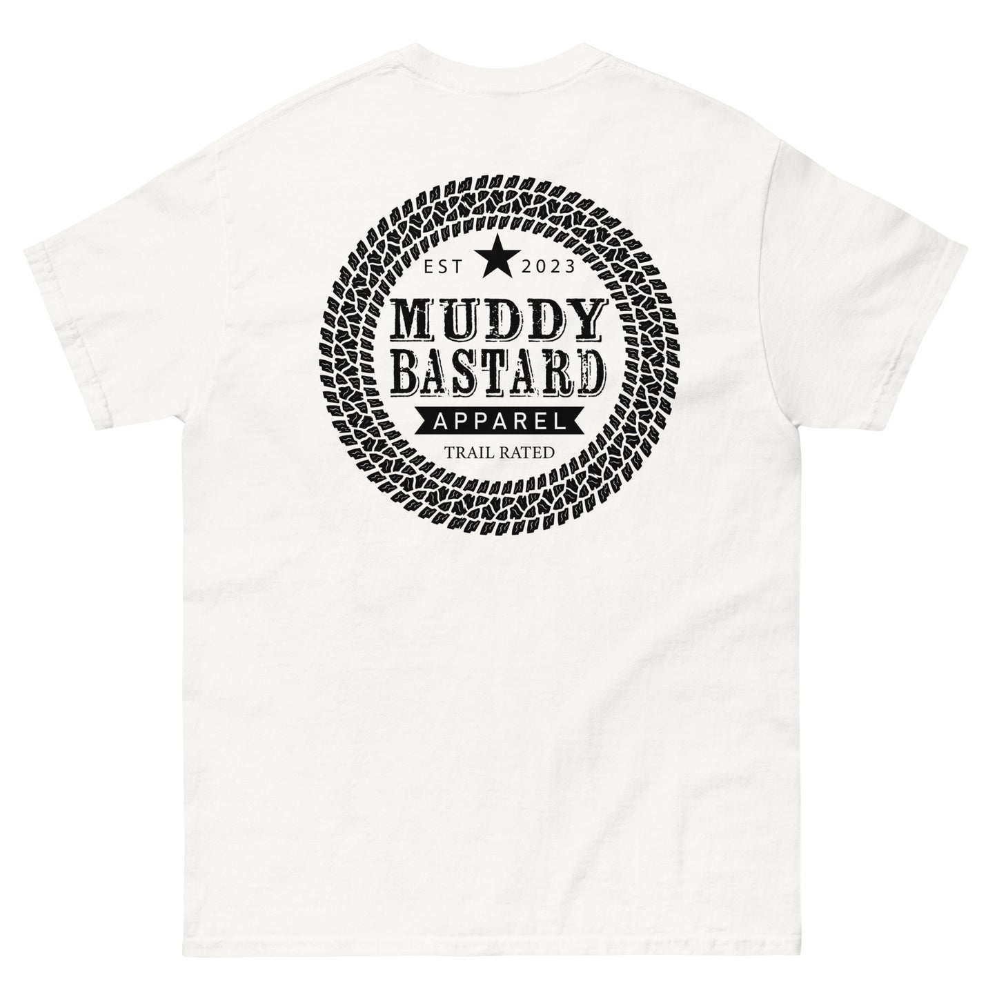 Muddy Bastard Round Logo t-shirt (Front/Back)