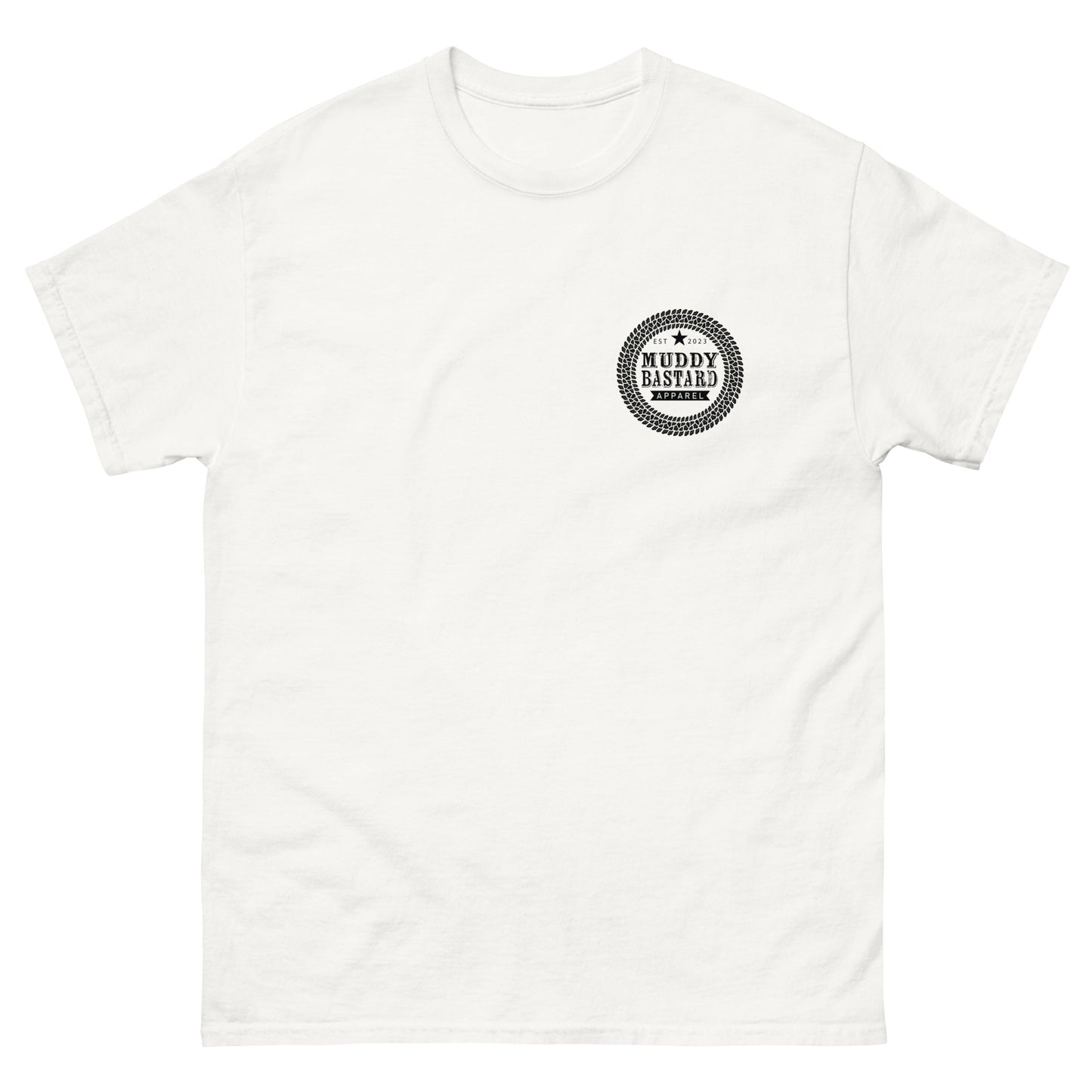 Muddy Bastard Round Logo t-shirt (Front/Back)