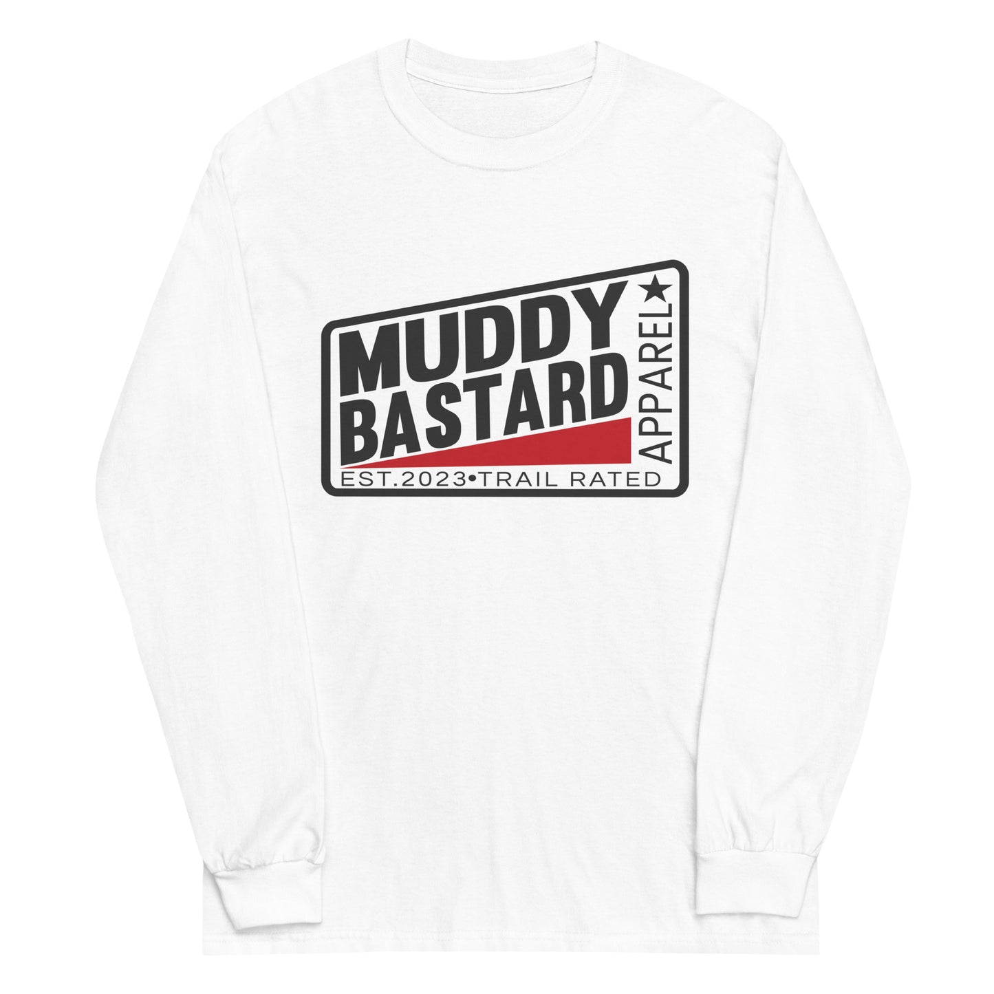 Muddy Bastard Rectangle Logo Long Sleeve T-Shirt