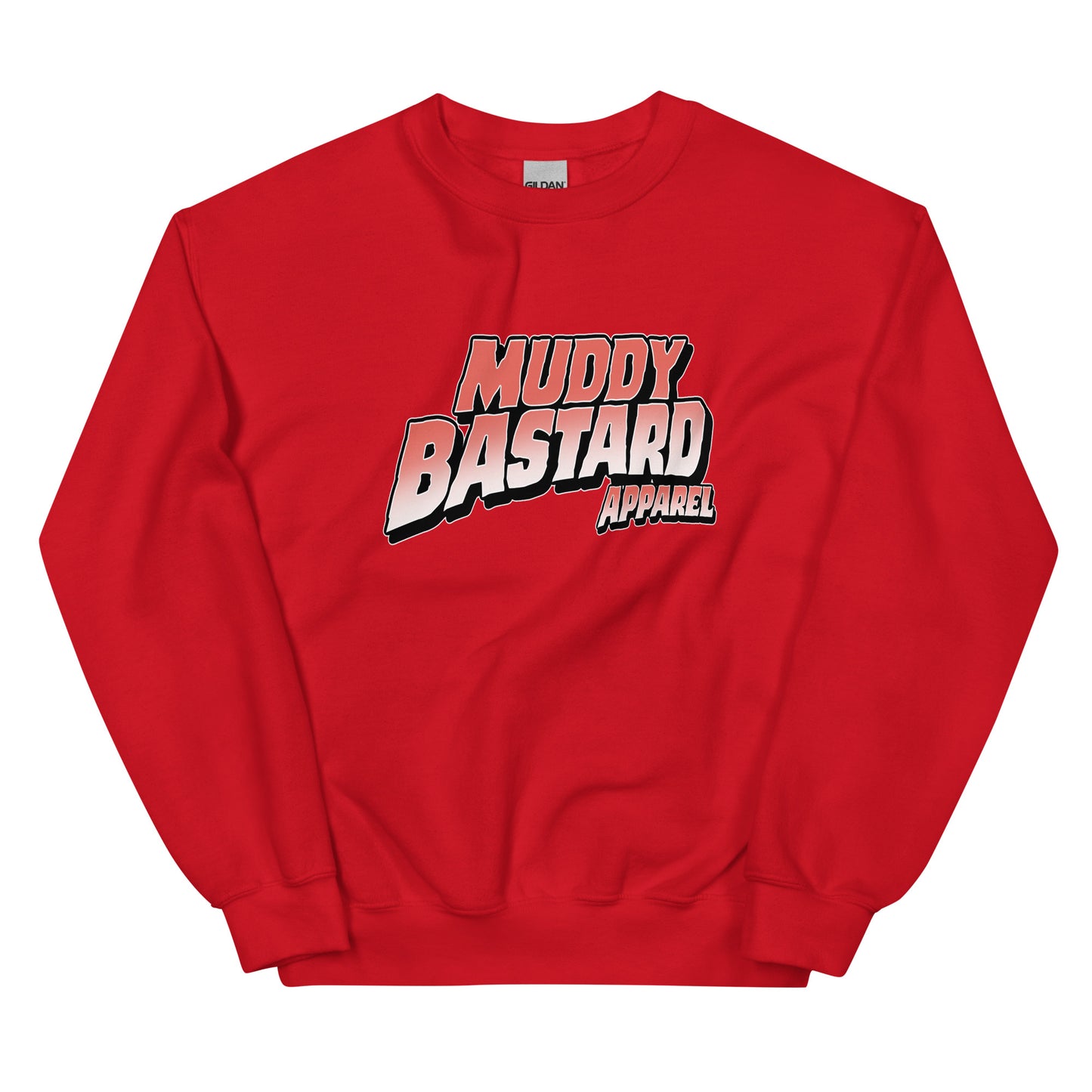 Muddy Bastard "Coming to a Trail Near You" Crew Sweatshirt Large Logo