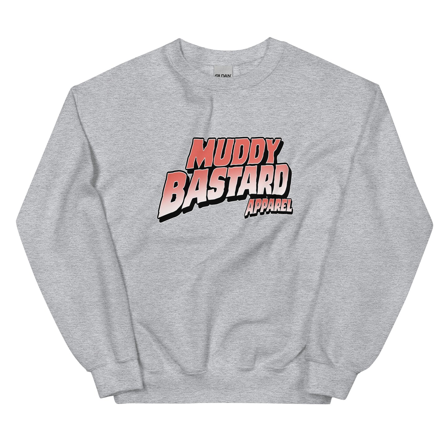 Muddy Bastard "Coming to a Trail Near You" Crew Sweatshirt Large Logo